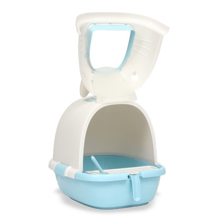 Domik toilet with a removable stand for a scoop, 50 x 40 x 41 cm, blue-5