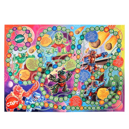 Board game "Monsters - Superheroes", 5+-3