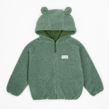Children's sweatshirt Amarobaby Bear, height 98 cm, green color-11