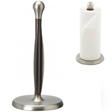 Tug holder for paper towels, gray