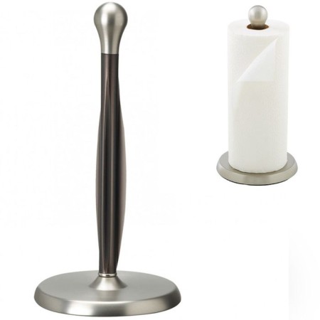 Tug holder for paper towels, gray
