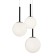 Suspension lamp Maytoni Mod321PL-03B, 3CHE14, 40W, 40x40x222.5 cm, black color