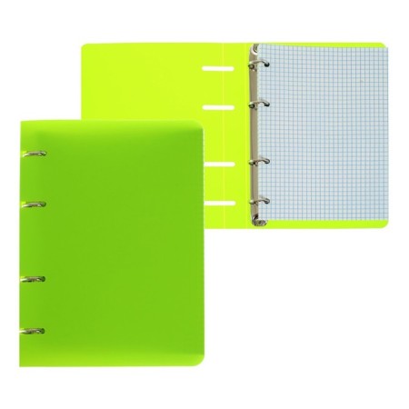 A notebook on rings A5 120 sheets in Calligrata Calgrata cage, plastic cover, offset unit-2