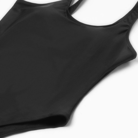 Swimsuit Women's Assigned plain minku, black color, size 46-8