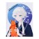 Universal diary for grades 1-11, "anime. Boy and fox", solid cover 7BC, matte lamination, selective varnish, 40 sheets
