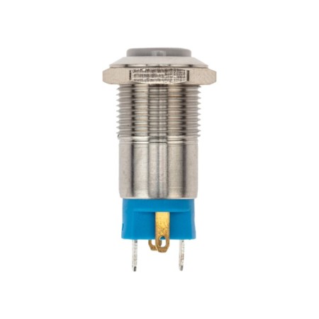 Anti-Vandal button Ø12 36V (LED) B/Fix (4C) OFF- (ON) Blue (A-12-C2) Rexant-2