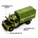 Inertial truck "ZIL. Armed forces ", scale 1:34, light and sound