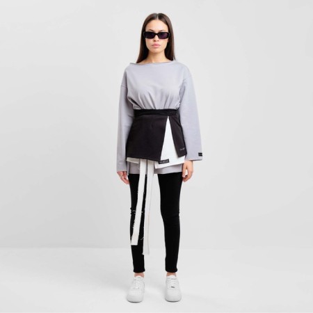 Jumper (longshilize) female mist, size L-XL, color gray color-4