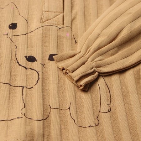 Longsliv children, beige color, height 74 cm-2