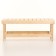 Bench "Topchan" 100x40x45 cm deciduous rocks