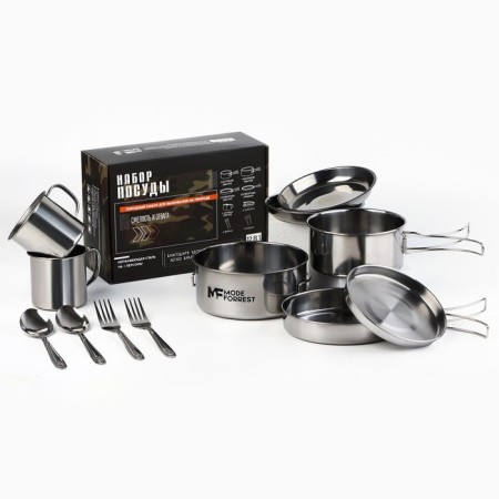 A set of dishes for the picnic "Courage and courage", 12 items-1