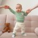 Kidsa (sweatshirt, trousers) minku, green/ecrew, height 62-68 cm