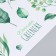 Sticking plastic interior color "watercolor green leaves" 40x60 cm