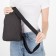 Sling bag ZFTS, from textiles, black color