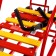 Folding sleds nikki 3, red color