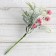 Decor "Winter charm" berries on a green branch, 14 cm