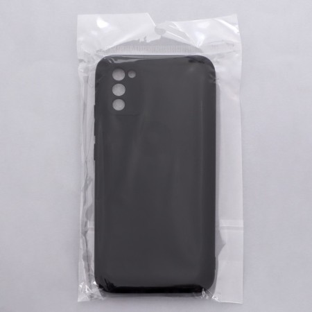 Innovation cover, for Samsung Galaxy A02S, silicone, matte, black-4