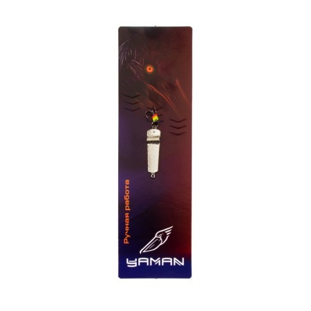 Vertical spin "Yaman" ss with a tee, size 27 mm, 2 g, color nickel-3