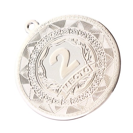 Prize medal 198 diam 5 cm. 2 place. Color ser. Without a tape-3