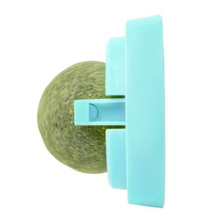 A toy for cats from cat mint "rotating ball" on the base, 5 x 4 cm, blue-4