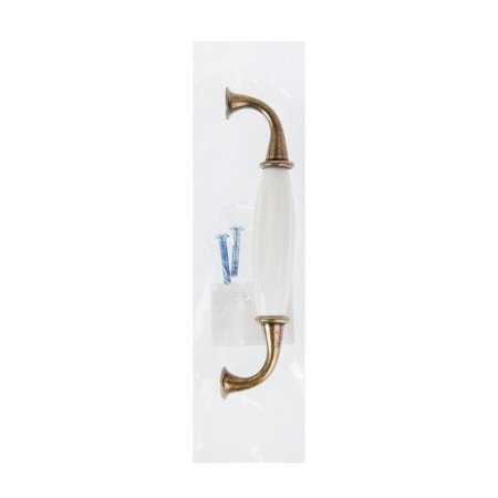Stylish Ceramics 003 bracket handle, ceramic 128 mm, bronze color-2