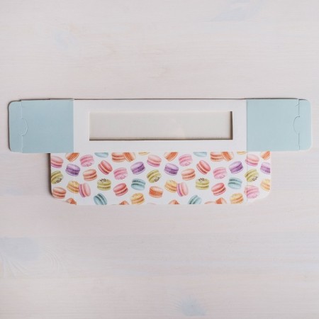 Makarun box, confectionery packaging "Make Life Sweet", 18 x 5.5 x 5.5 cm-3