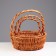 A set of baskets. 3pcs, 27 x 12 x 28 cm, 34 x 14 x 34 cm, 41 x 16 x 40 cm
