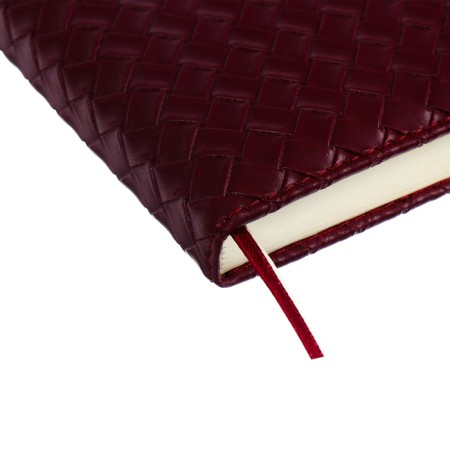 Gift Davente.clair: Diaumer Lowed A5 136 sheets, solid cover, block 70, Bordeaux + ballpoint pen-4
