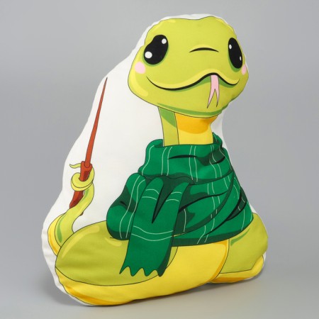 New Year! Decorative pillow "Snake Wizard", 34 cm, on lightning-1