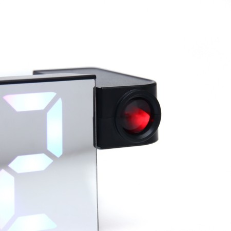 Clock - Electronic desk an alarm clock with a projection on the ceiling, thermometer, calendar, USB-4