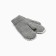 Women's mittens minku, gray color, 22 cm