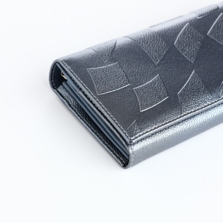 Women's wallet on magnets, blue color-2