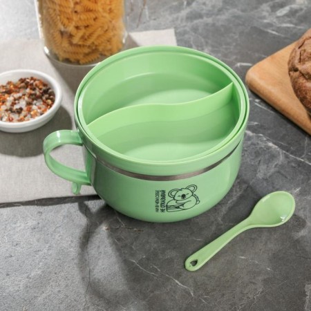 Thermo lunch box with a spoon “Don't deny yourself anything”, 1200 ml-2