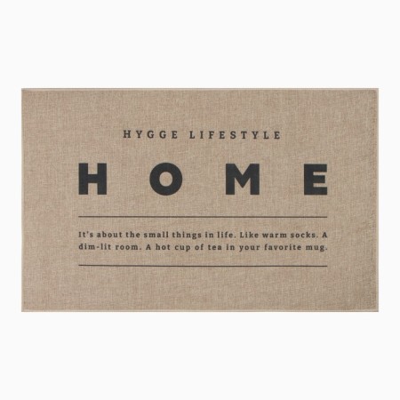A set of bathroom rugs Ethel "Home" 2 pcs, 48x78 cm, 40x45 cm-1