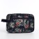 Cosmetic bag with lightning, dark blue color