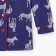 Female pajamas (shirt and trousers) KAFTAN Zebra size 44-46, blue color