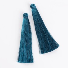 Decorative “brush” suspension, set 2 pcs., L brush 6.5 cm, sea color