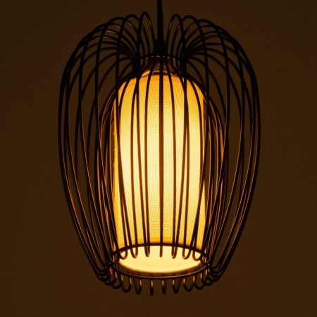 Lamp Bayerlux "Mediana" E27 40W black 21x21x26-126cm-3