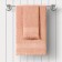 Terry towel Peach, size 50x90 cm, pink color