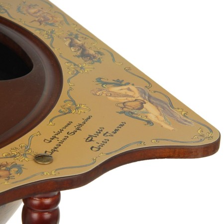 Globe bar decorative corner "Capombo map" 91x53x53 cm-8