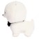 Soft toy "dog bishop", white color, 23 cm