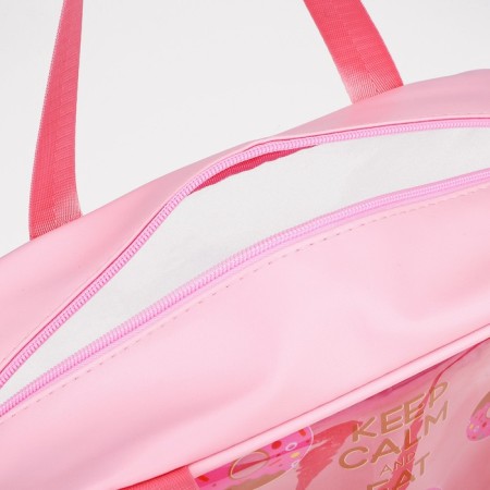 Lightning cosmetic bag, pink color-2