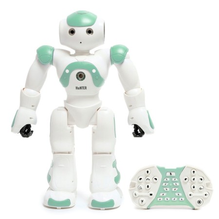 Robot Radio -controlled "Hunter", smoke, light, sound, with a battery, color mix-3