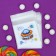 BOPP package with sticky tape, "Korean style", 7*7+3cm