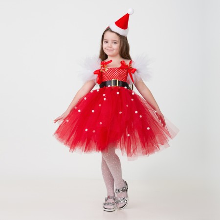 Sandochka carnival costume, do it yourself, corset, ribbons, brooches, accessories