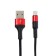 Hoco X26, Lightning cable - USB, 2 A, 1 m, black and red