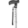 Bradex folding folding cane, silver