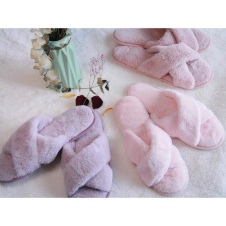 Slippers # 2 women, size 36.5, purple color-2