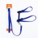 Kit for cats, width 1 cm, Osh 16.5-27 cm, fire 21-35 cm, leash 120 cm, blue