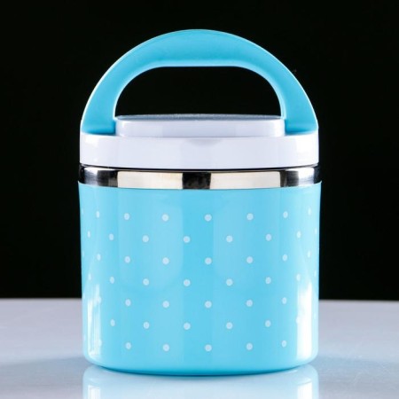 Lunch box with compartments for food, container for food "Toloza", 630 ml, 11.5 x 11 x 11 cm-1